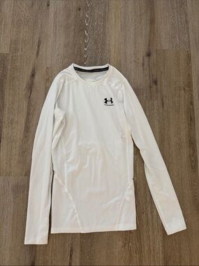 Under Armour White Long-Sleeve